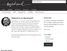 Tablet Screenshot of byrdseed.com